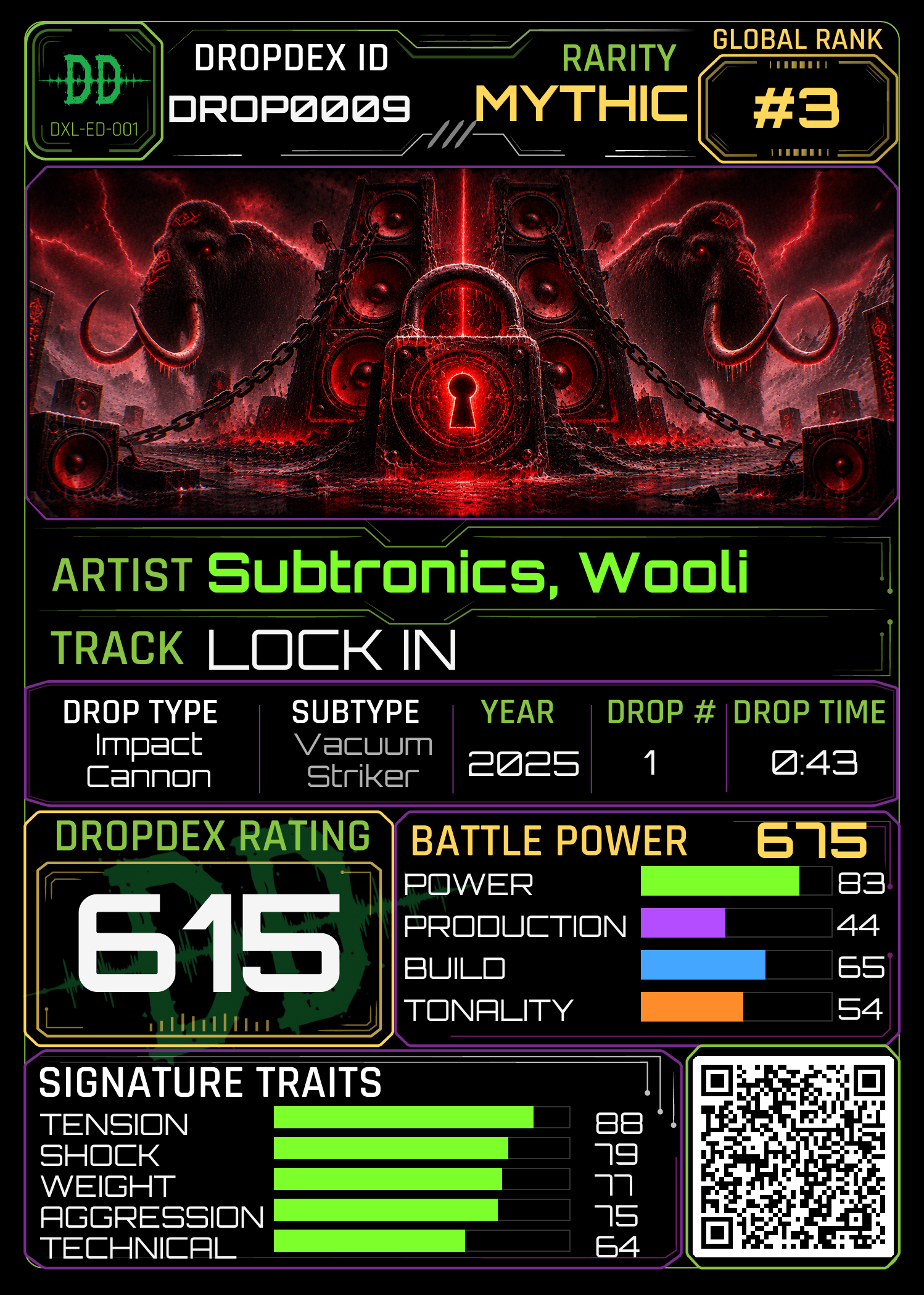 DropDex Lock In Card